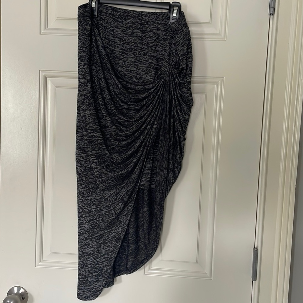Black and grey skirt